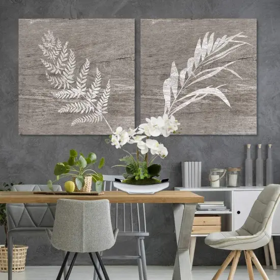 Artificial Flowers 15" White Phalaenopsis Orchid with Silver Pots Real Touch Faux Orchid Plant {4}