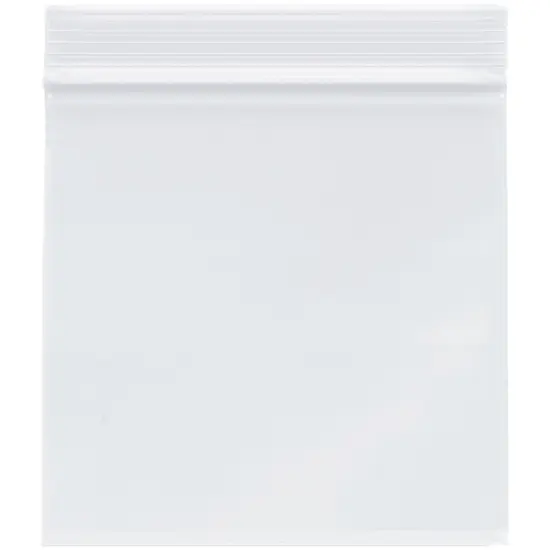 Plymor 5" x 5", 2 Mil Zipper Reclosable Plastic Bags {1}