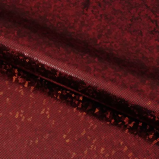 Shattered Glass Foiled Spandex Fabric Black/Black {4}