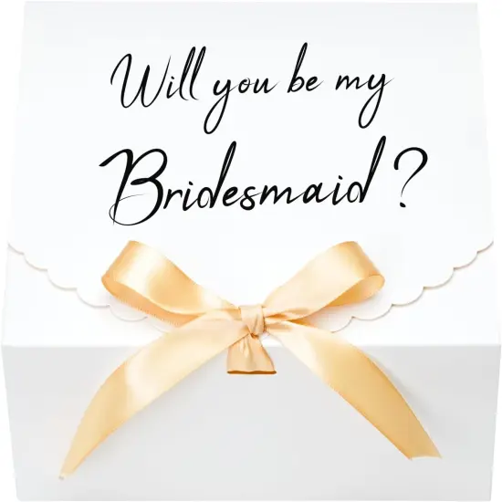 6 Pack 8x8x4 White Gift Boxes with Lids for Presents White Gift Box Bulk for Gifts Birthday Wedding Party Bridesmaid Proposal Box Christmas {3}