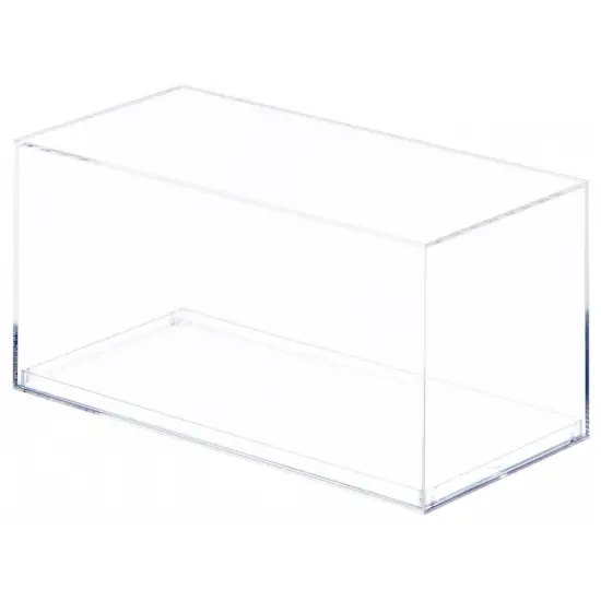 Pioneer Plastics 083C-UV Clear Plastic Display Case for 1:32 Scale Cars (UV Resistant), 8" W x 3.75" D x 3.5" H (Mailer Box) {1}