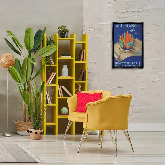 Stupell Industries Air France Vintage Travel Floating Frame Design by Marcus Jules {2}