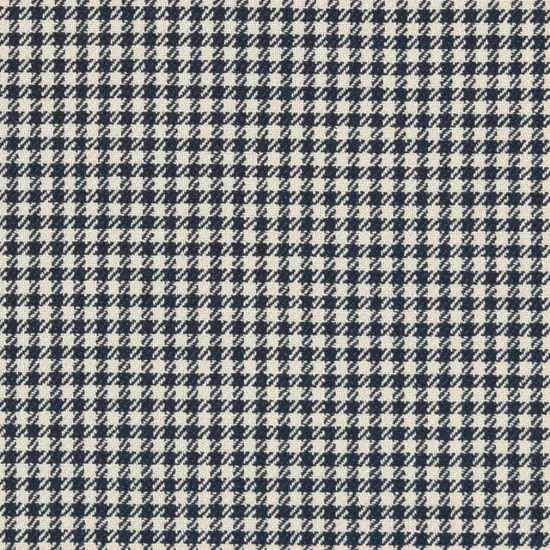 Check Navy - Blue Check & Houndstooth,Small Scale Upholstery Fabric 54 Inches" {1}