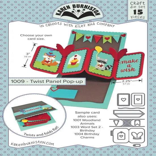 Karen Burniston Dies-Twist Panel Pop-Up {1}