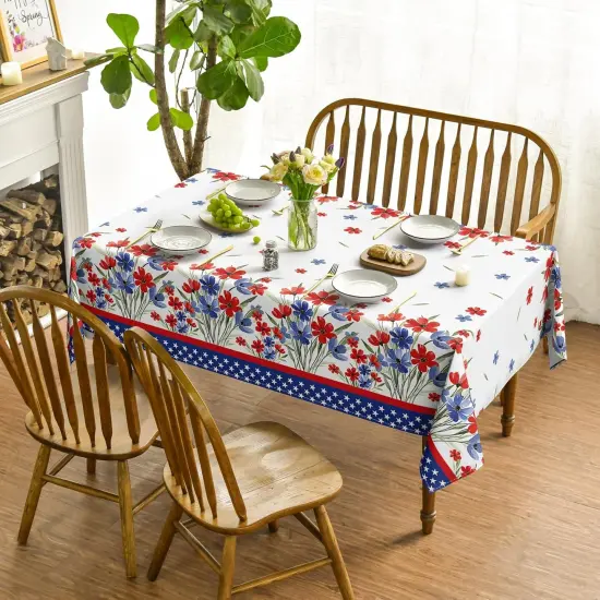 4th of July Tablecloth 60x84 Inch {2}