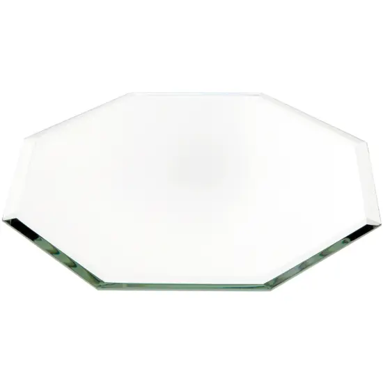 Plymor 6" Octagon, 3mm Thick Beveled Glass Mirror {1}
