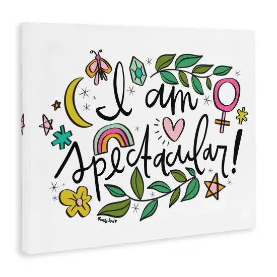 Stupell Industries Motivational I Am Spectacular Canvas Design by Mandy Ford Art + Illustration {3}