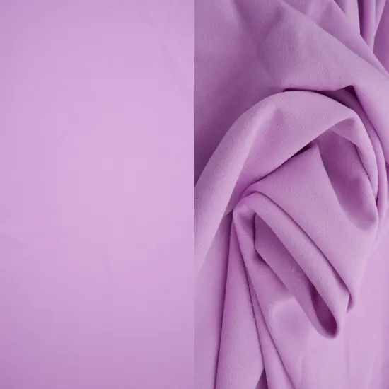 1 Yard Solid Techno Crepe Fabric, Heavy Stretch 58/60" Wide for Apparel LAVENDER {1}