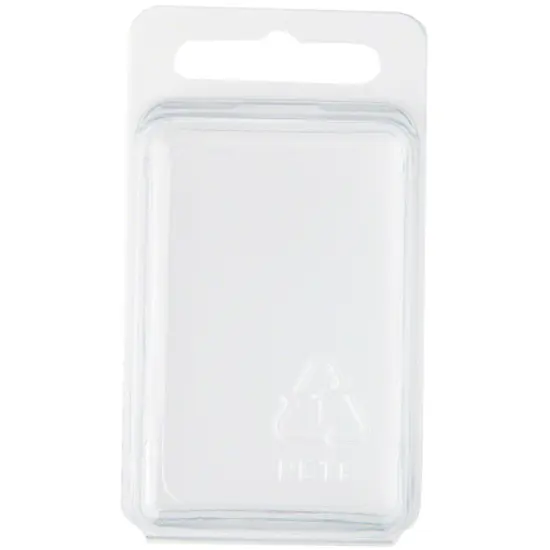 Collecting Warehouse Clear Plastic Clamshell Package / Storage Container, 2.31" H x 1.5" W x 1.25" D {1}