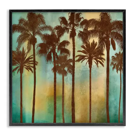 Stupell Industries Looming Palms on Gradient Framed Giclee Design by John Seba {1}