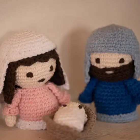 Hoooked DIY Crochet Kit-BelemNativity Scene Set {4}