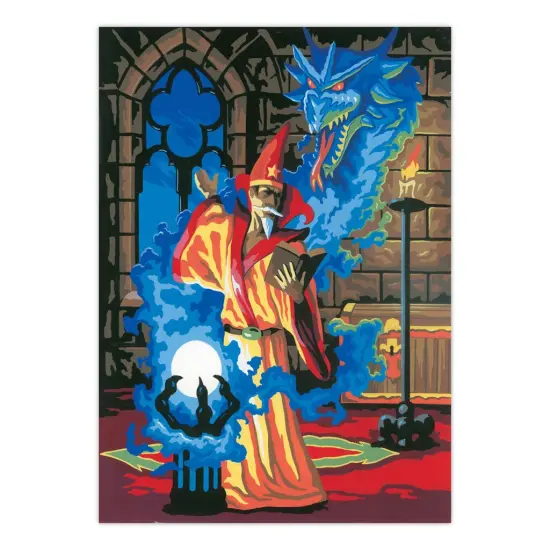 PJS14 | Painting by numbers&trade; 10pc 8.75" x 11.375" Sorcerer Painting Project {2}