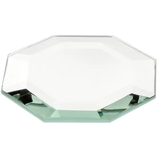 Plymor 3" Octagon, 5mm Thick Beveled Glass Mirror {1}