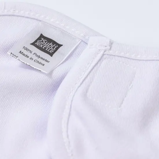 Craft Express 4-Pack Sublimation White Baby Bibs &ndash; Soft Blanks for Custom Gifts {2}