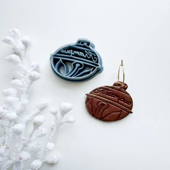 KRAMPUS BELL EARRING | DARK CHRISTMAS | CLAY CUTTER {2}
