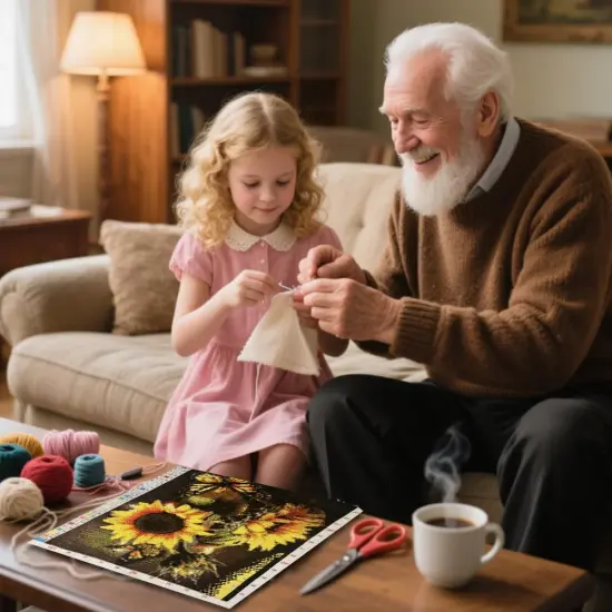 Halloween Counted Cross Stitch Kits for Adults, Ghost Stamped Cross Stitch Kits for Beginners {6}