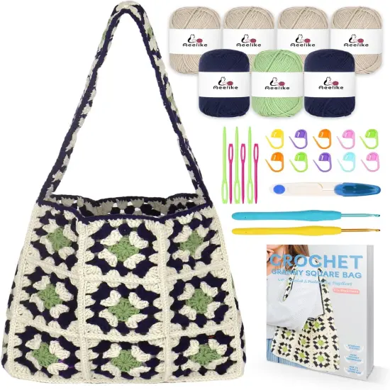 Crochet Bag Kit for Beginners {1}