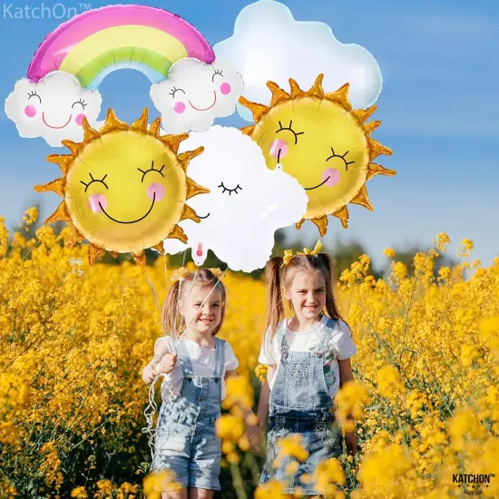 Cloud Mylar Balloons for Canticos Birthday Decorations {2}