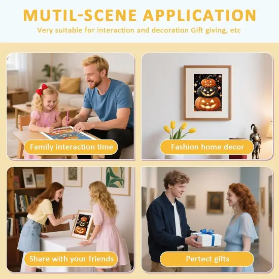 Pumpkin Diamond Painting Kits for Adults {4}