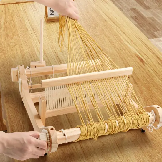 12 Inches Rigid Heddle Loom, Weaving Loom Kit with Shed Stick {3}