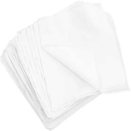 100 Pieces 10 x 10 Inches Cotton Fabric Precut Fabric Solid Colors {1}