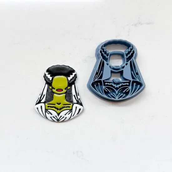 FRANKENSTIEN & BRIDE| HALLOWEEN 2025 | CLAY CUTTERS {4}