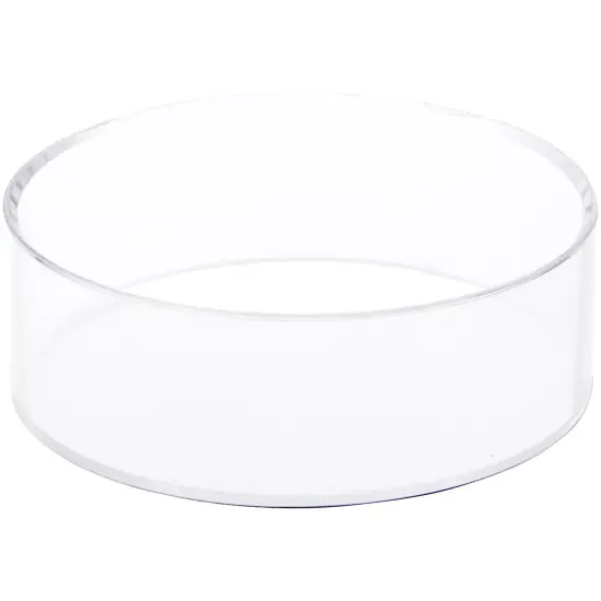 Plymor Clear Acrylic Beveled Ball or Sphere Display Holder Stand, 1.75" H x 5" W {1}