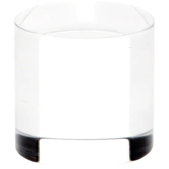 Plymor Clear Acrylic Solid Cylinder Round Display Riser, 1.5" H x 1.5" W {1}