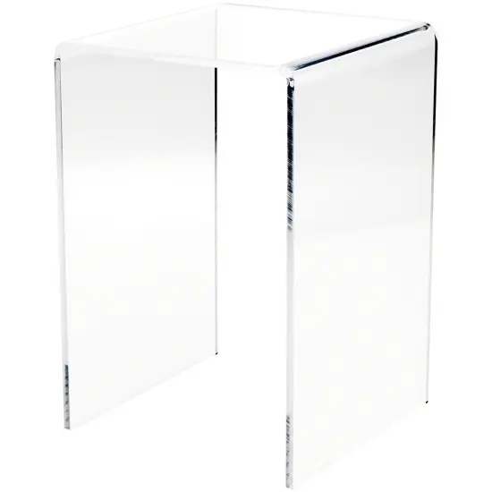 Plymor Clear Acrylic Vertical Square Display Riser, 10.5" H x 7" W x 7" D (1/4" thick) {1}