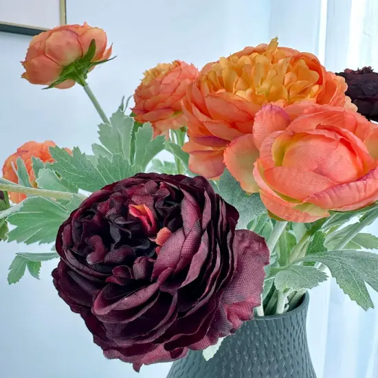 7pcs Silk Peonies Artificial Flowers {4}