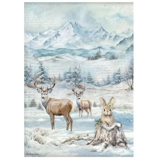 Stamperia Rice Paper A4 6/Pkg-The Owl's House {6}