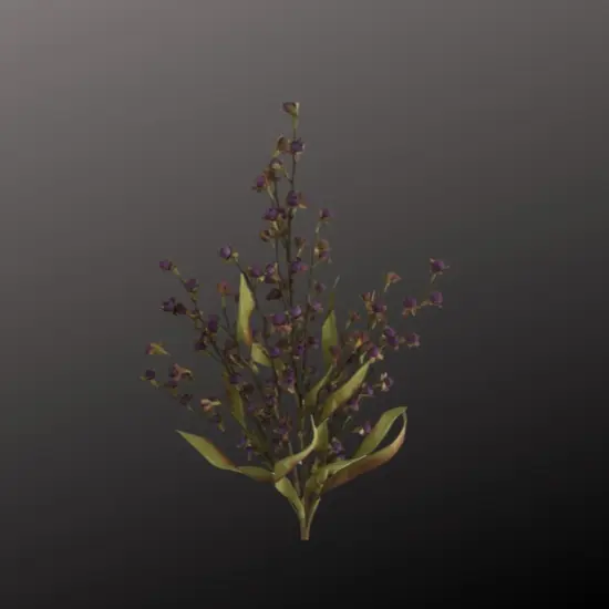 27" Purple Fall Berry Spray Stem &ndash; Artificial Wood Berries for Autumn Arrangements-65121-PU {2}