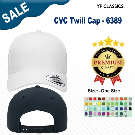 YP Classics&reg; CVC Twill Cap WHITE {2}
