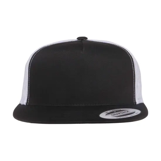 YP Classics&reg; Adult Trucker Cap BLACK/ WHITE {1}