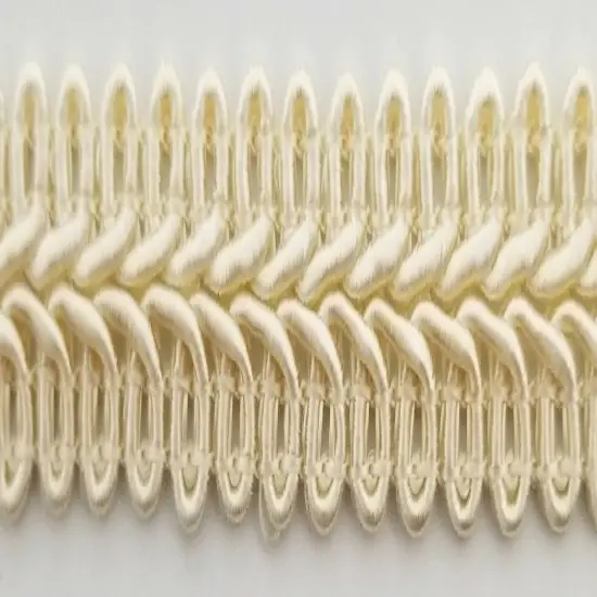 1/2" Chinese French Braid Gimp Trimming - 12 Continuous Yards - Many Colors! Ivory {1}