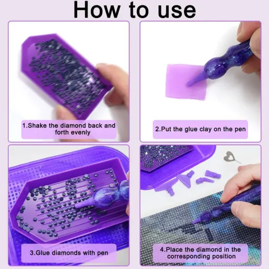 19 Pcs Diamond Art Pens Tools, Diamond Art Accessories Tools Diamond Art Kits for Adults Diamond Art Painting Pen Accessories Tool Kits {4}