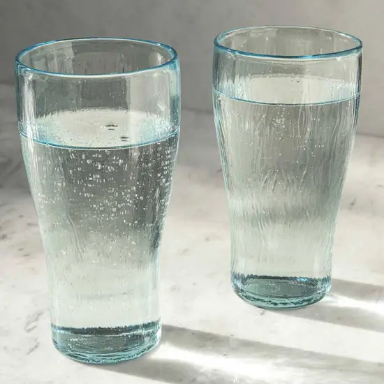 Quoise Glass Tumbler (Tall) S/2  {1}