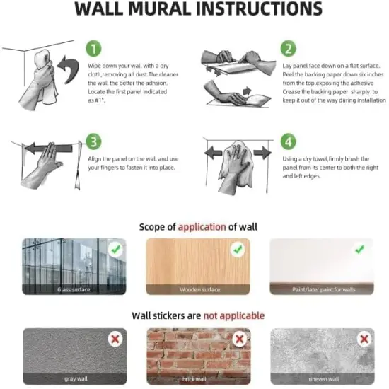 Forest Safari Elephant Lion Monkey Stickers for Baby Nursery, Playroom, Bedroom, Classroom, Kindergarten Decor {5}