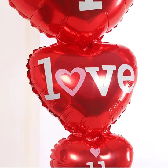 38 Inch I Love U Balloons I Love You Mylar Foil Balloons Red Love Heart Balloons for Party Engagement Anniversary Wedding Decor Supplies {3}
