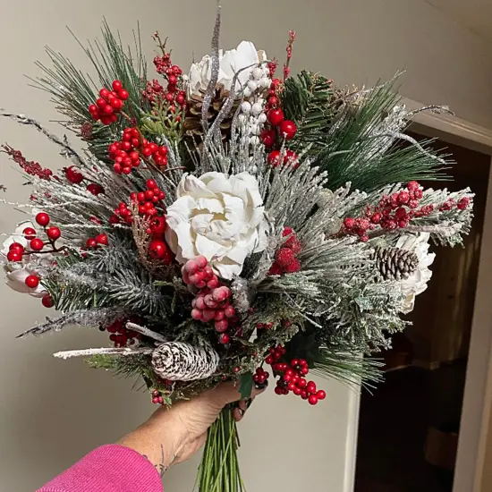 300 PCS 16 Inch Floral Wire Stems,14 Gauge Floral Wire for Wiring Fresh Flowers, Creating Floral Crowns, DIY Crafts, Artificial Flower, Green {4}