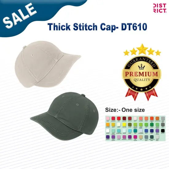 District&reg; Thick Stitch Cap Light Olive {2}