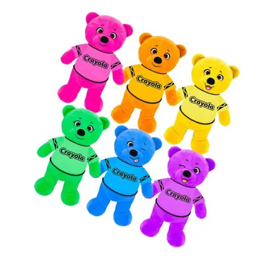 Plush Crayola Bear Assorted Colors Soft Plush {2}