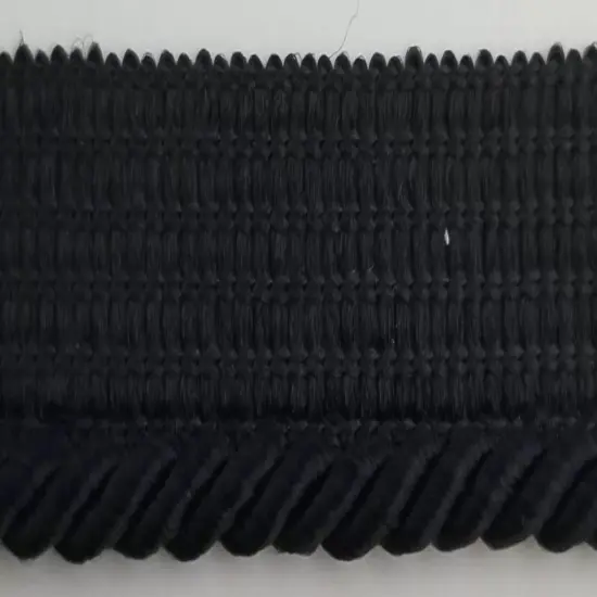 Twist Cord with Lip Piping Trimming - 8 Yards- Many Colors Available! Black {1}