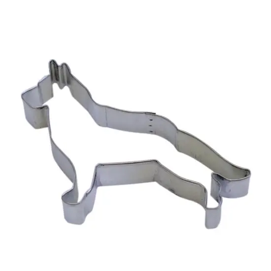 5&rdquo; Standing Dog Metal Cookie Cutter {1}