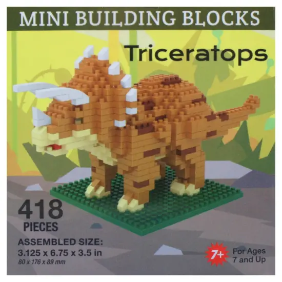 Mini Building Blocks - Triceratops {2}