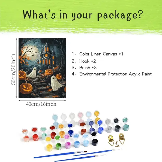 Paint by Numbers Halloween {4}