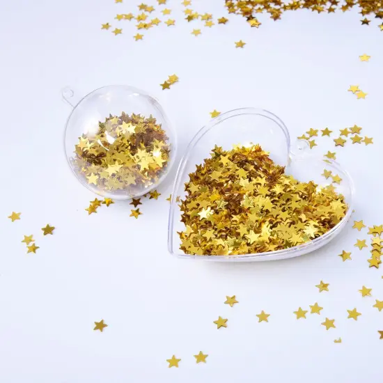 Star Confetti Table Confetti Metallic Foil Stars Sequin for Party Wedding Decorations, 30 Grams/ 1 ounce (Gold) {4}