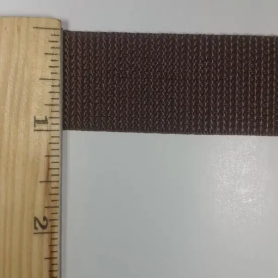 1" Polypropylene Webbing - 20 Continuous Yards Brown {2}