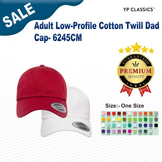 YP Classics&reg; Adult Low-Profile Cotton Twill Dad Cap SPRUCE {2}