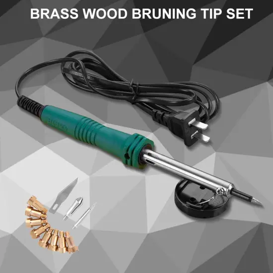 Wood Burning Tips, 23Pcs Craft Wood Burning Pen Tips, Soldering Brass Pen Tips Stencil Soldering Pyrography Working Carving {4}